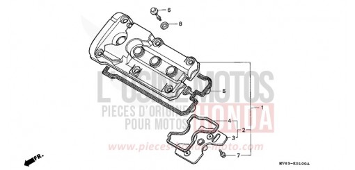 COUVERCLE DE CULASSE CBR600FN de 1992